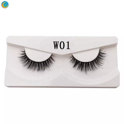 factory price handmade customized horse hair lash natural style horse hair stripe eyelashes